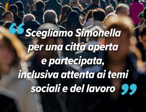 Scegliamo Simonella per una città aperta e partecipata, inclusiva attenta ai temi sociali e del lavoro